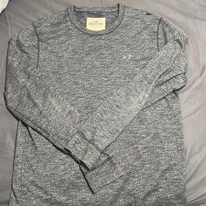Hollister gray/black long sleeve Size L